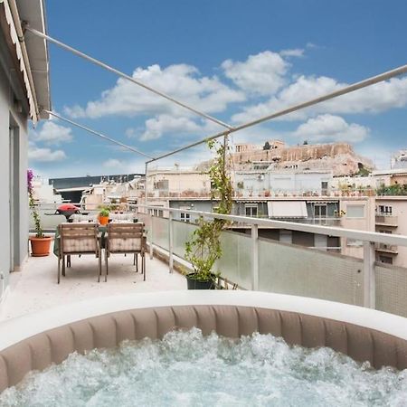 Appartement Lovely Apt W/Heated Jacuzzi &Full Acropolis View à Athènes Extérieur photo